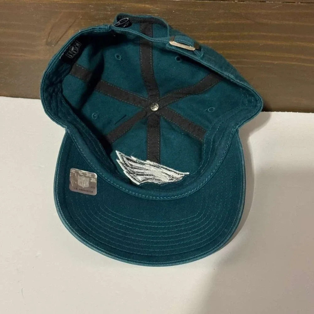 '47 Brand Philadelphia Eagles Clean Up‎ Hat Adjustable Strapback Green Cap OSFA